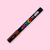 Uni Posca Paint Marker PC-3M - Fine Point - Brown - Stationery Pal