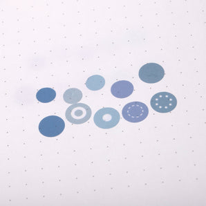 Polka Dot Washi Sticker - Ocean