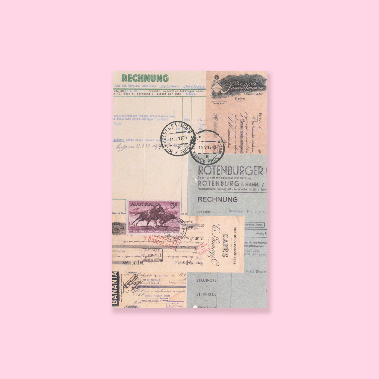 Vintage Scrapbooking Paper Pad - Bill