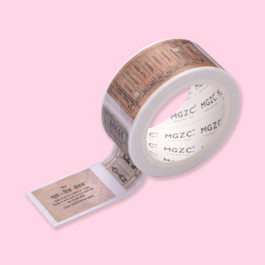 Vintage Washi Tape - Ticket - Stationery Pal