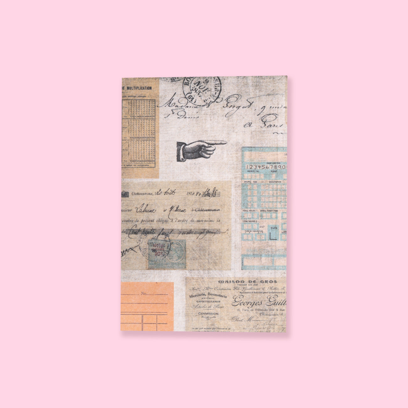 Vintage Scrapbooking Paper Pad - Bill