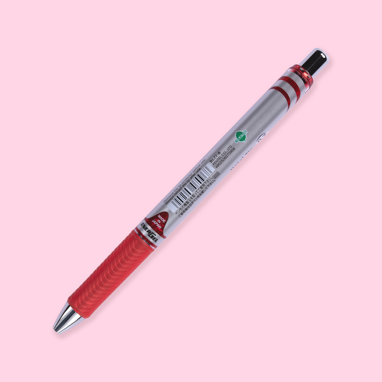 Pentel EnerGel RTX Gel Pen - Conical - 0.7 mm - Red
