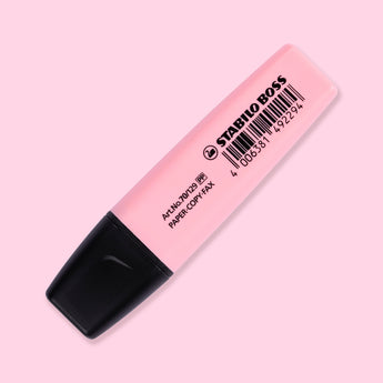 Stabilo Boss Pastel Highlighter - Pink Blush - Stationery Pal