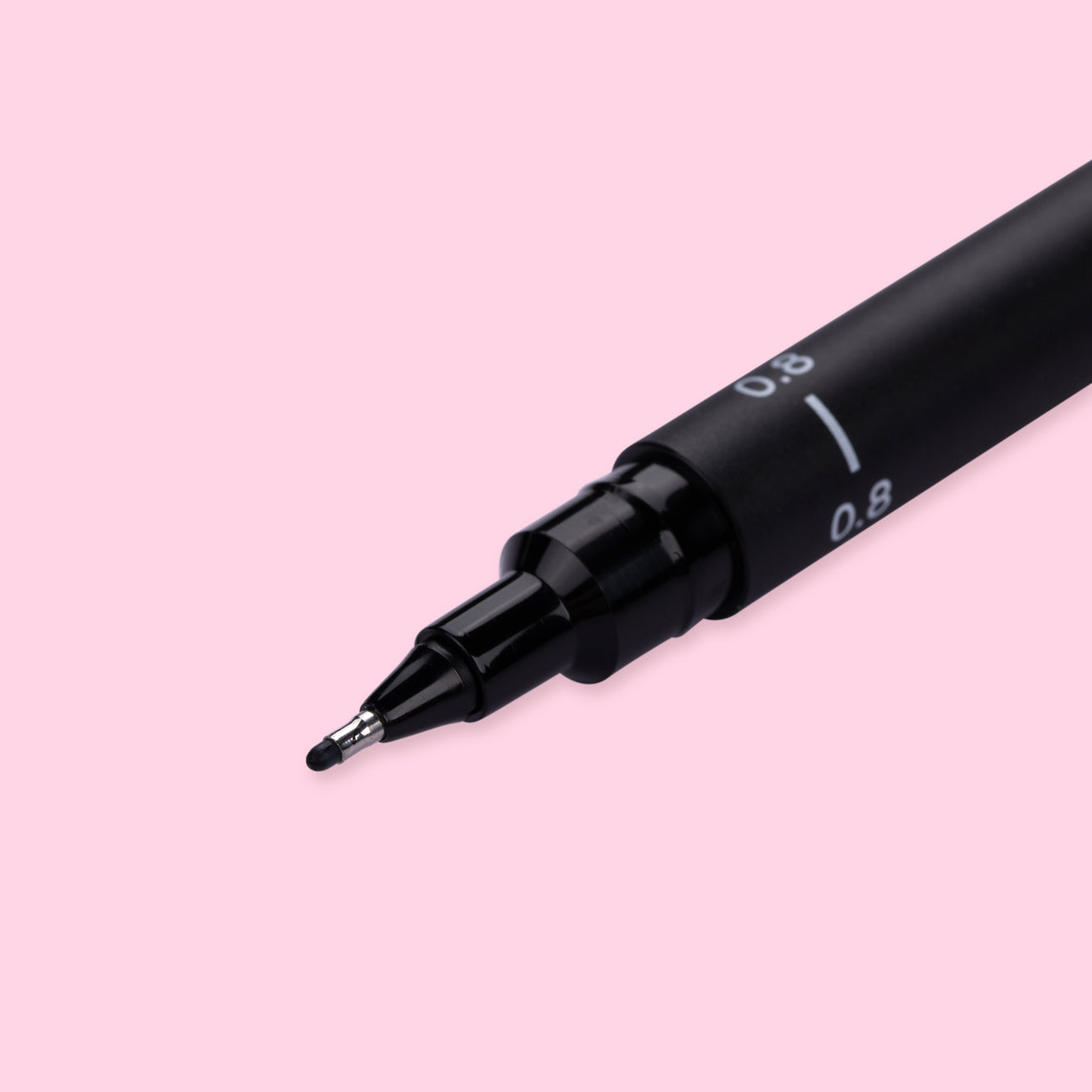 Uni Pin Pen - Pigment Ink - Size 08 - 0.8 mm - Black