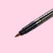 Kuretake Zig Fudebiyori Metallic Brush Pen - Copper 123