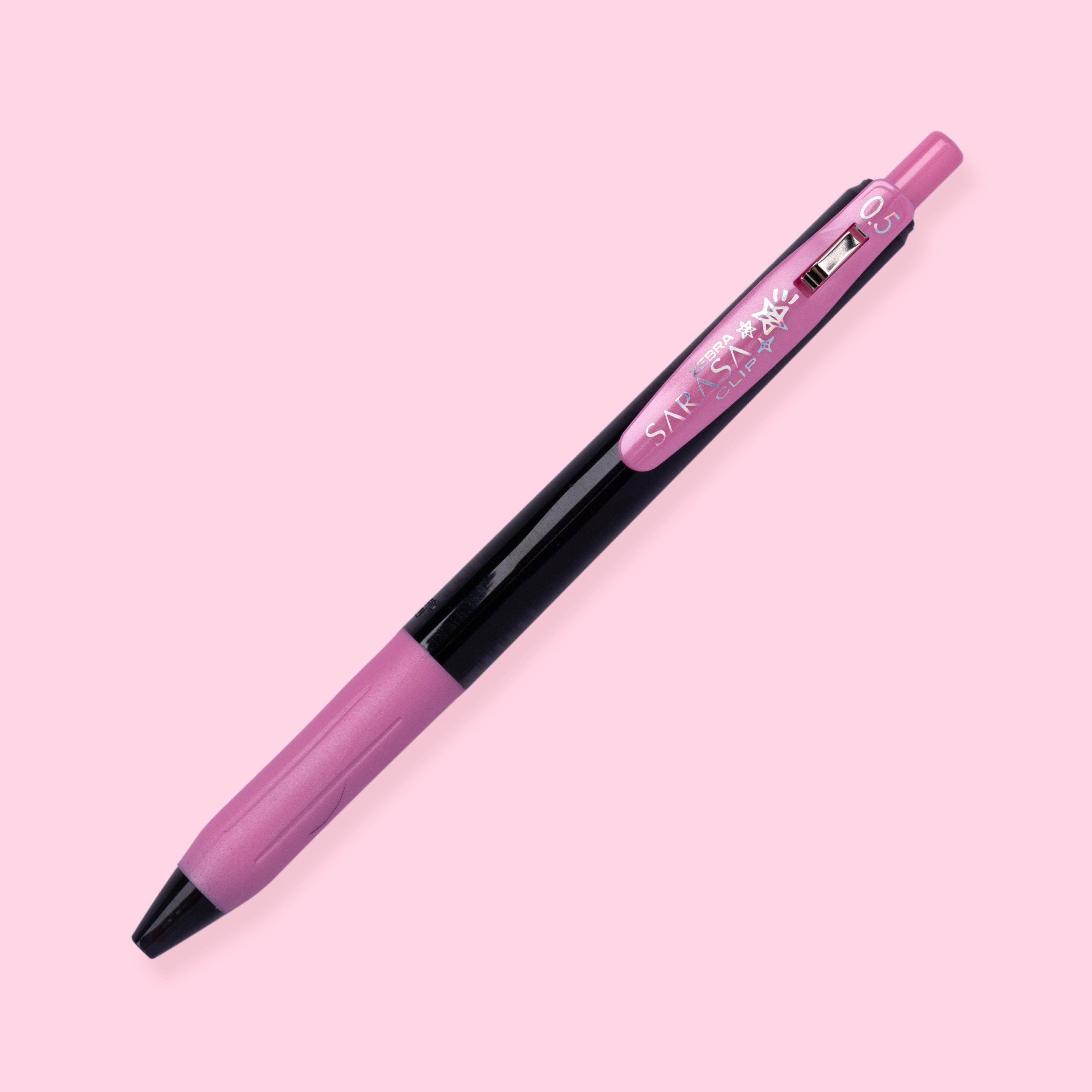 Zebra Sarasa Deco Shine Metallic Pen - 0.5mm -  Shiny Pink