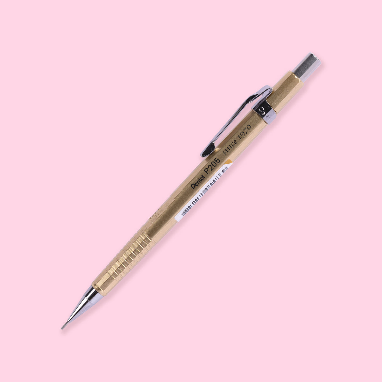 Pentel Limited Edition P205 Mechanical Pencil - 0.5 mm - Gold