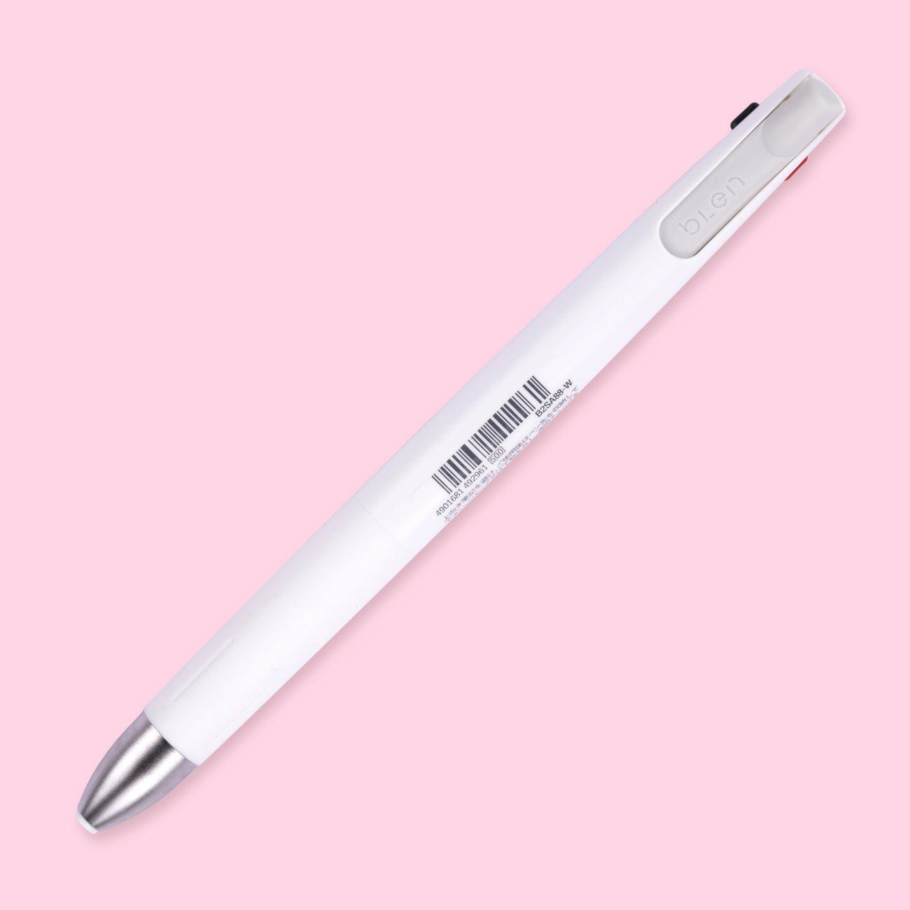 Zebra bLen 2+S 2 Color Ballpoint Multi Pen And Pencil - White - 0.7 mm + 0.5 mm