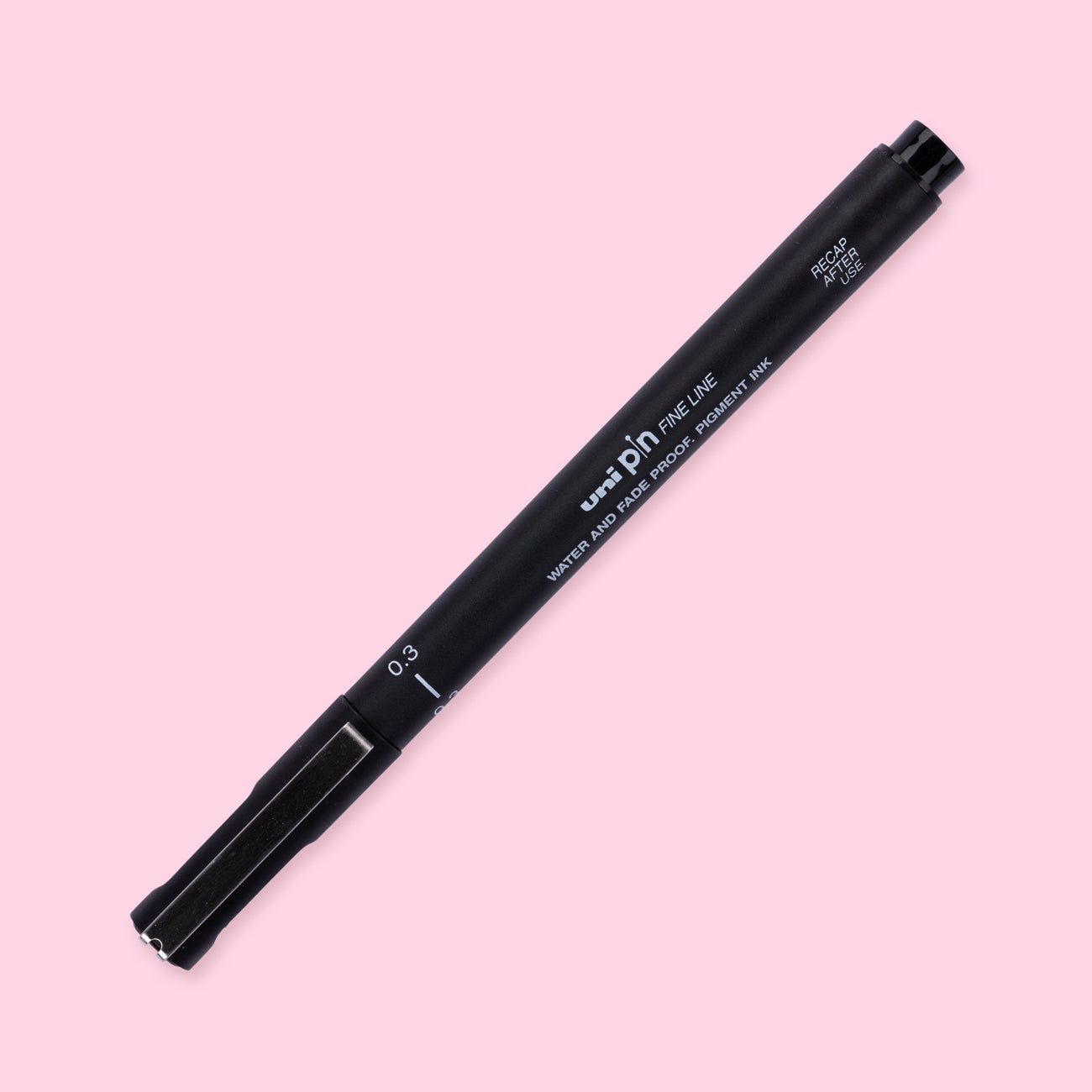 Uni Pin Pen - Pigment Ink - Size 03 - 0.3 mm - Black