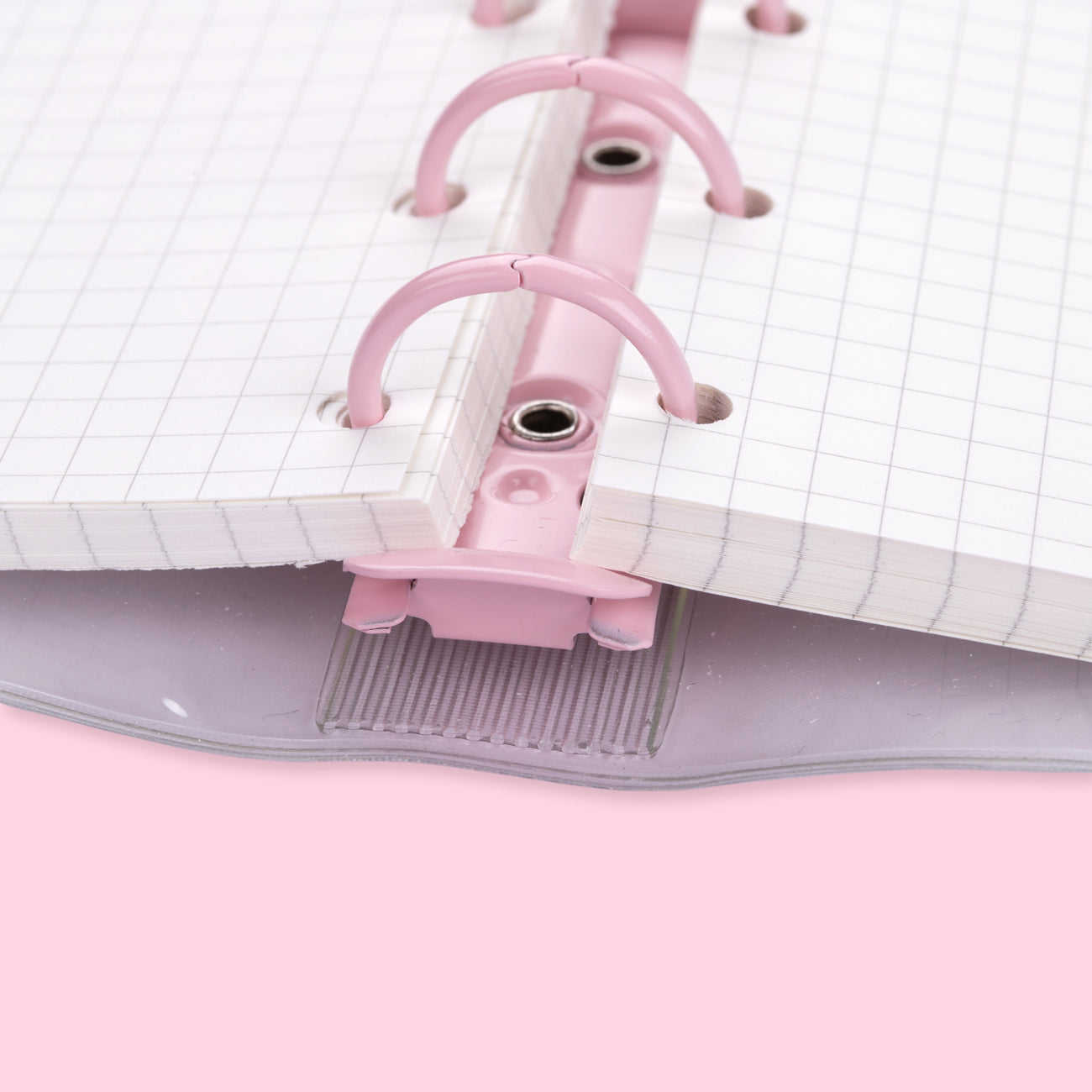 Mini Notepad Grid Mini Grid Notebook - Pink – Stationery Pal