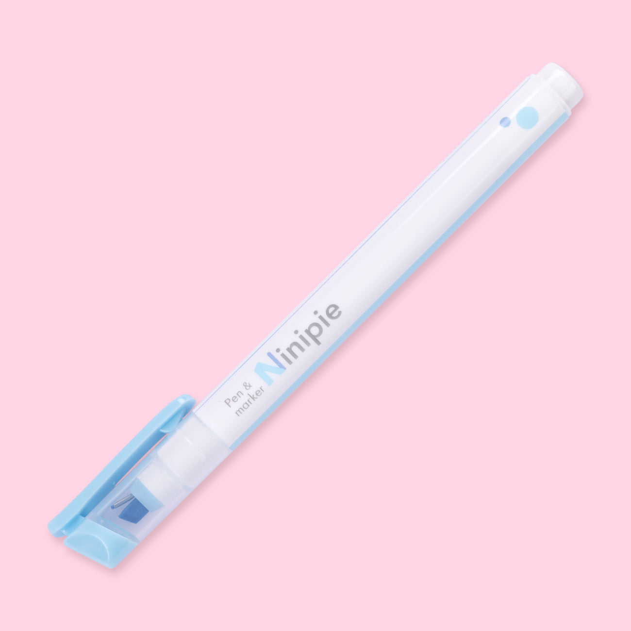 Sun-Star Ninipie Pen & Marker - Light Blue + Blue