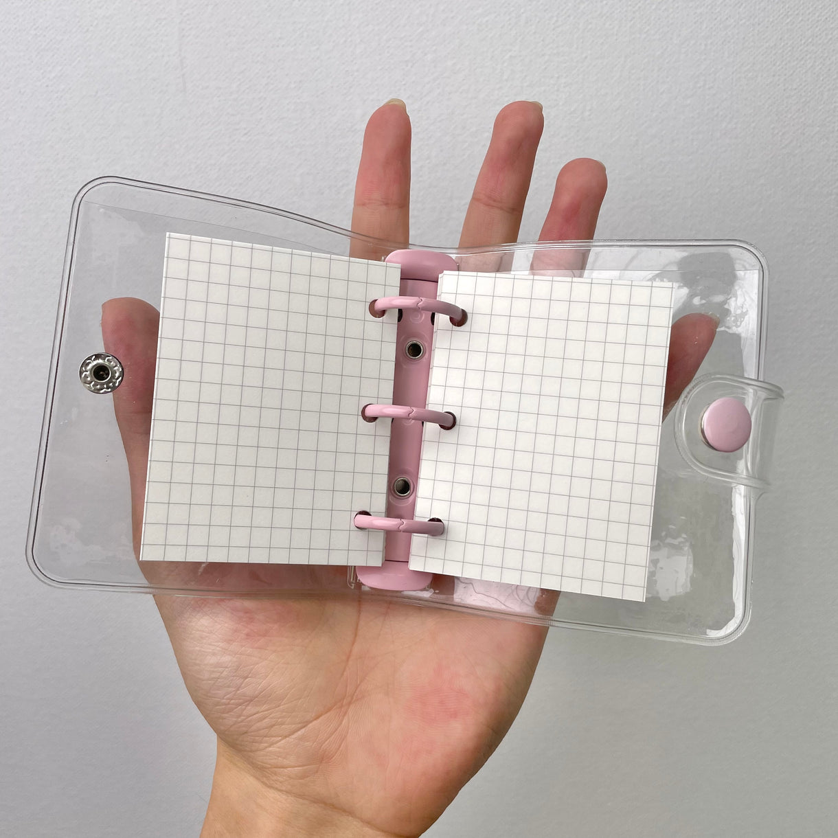 Mini Grid Notebook - Pink – Stationery Pal