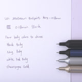 Uni Jetstream Edge Ballpoint Pen - 0.28 mm - Navy Body - Stationery Pal