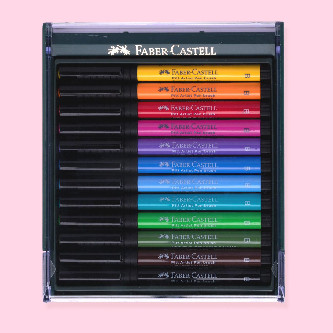 caliente impuesto botón Faber-Castell Pitt Artist Brush Pen - Set of 12 - Bright — Stationery Pal