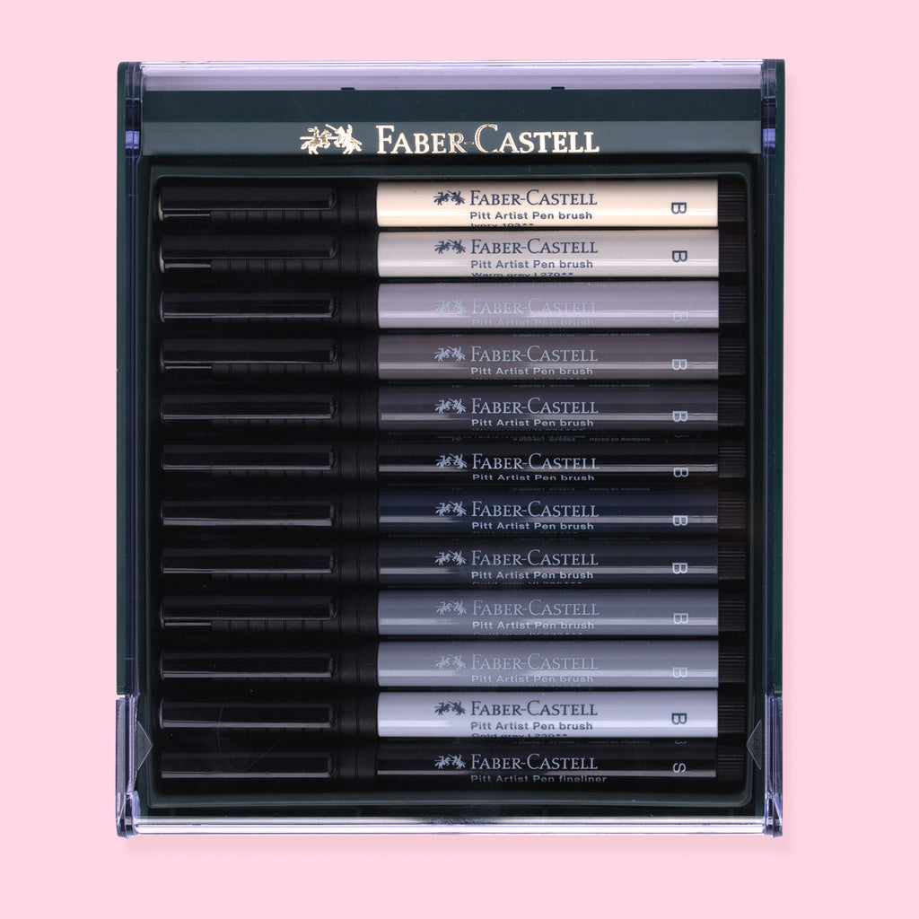 Faber-Castell Brush Pens Black Edition Set of 10