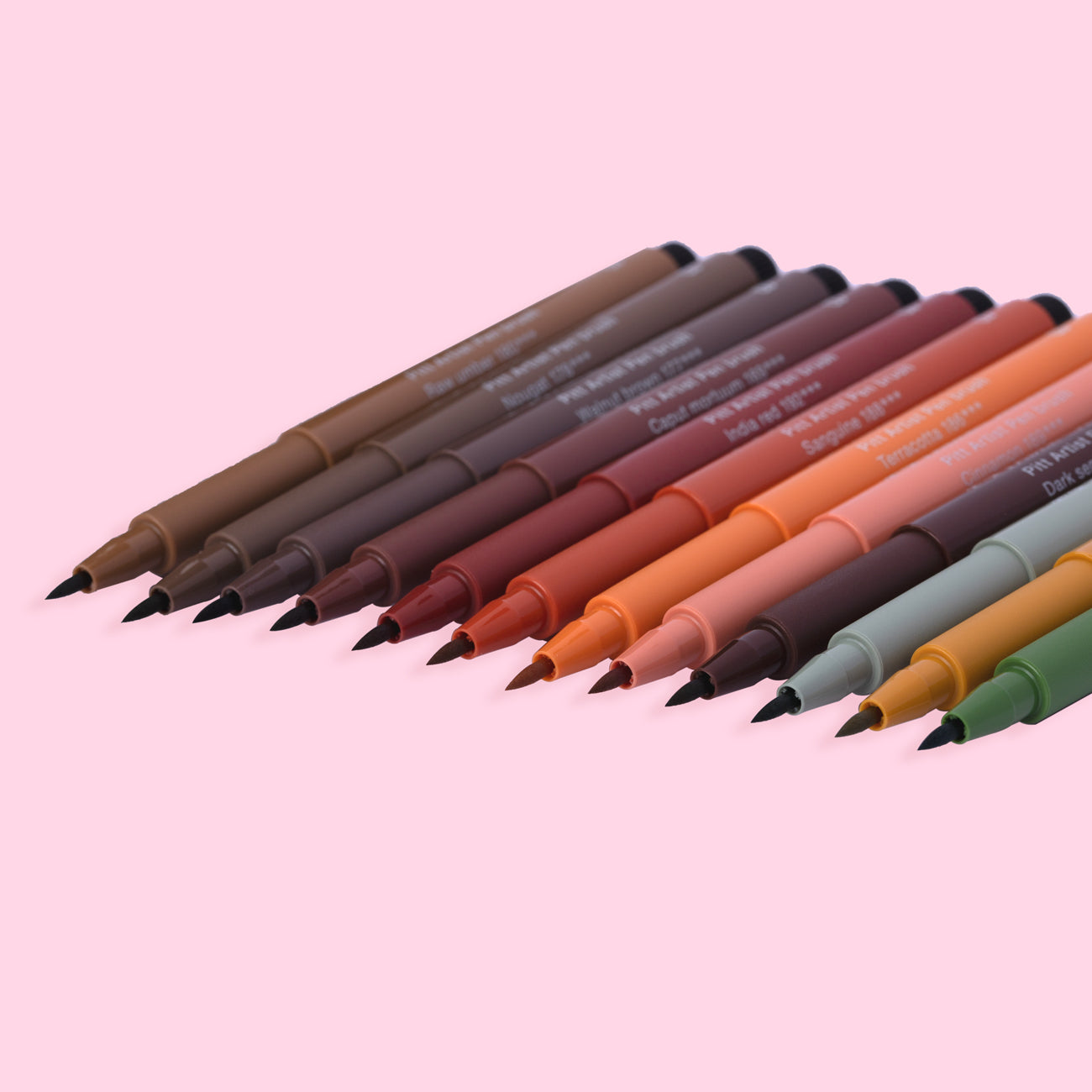 Faber-Castell Autumn Colours Pitt Brush Pen (Pack of 12)
