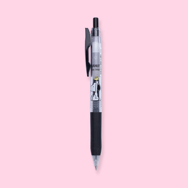 Zebra Sarasa Snoopy Clip Ballpoint Pen - Black