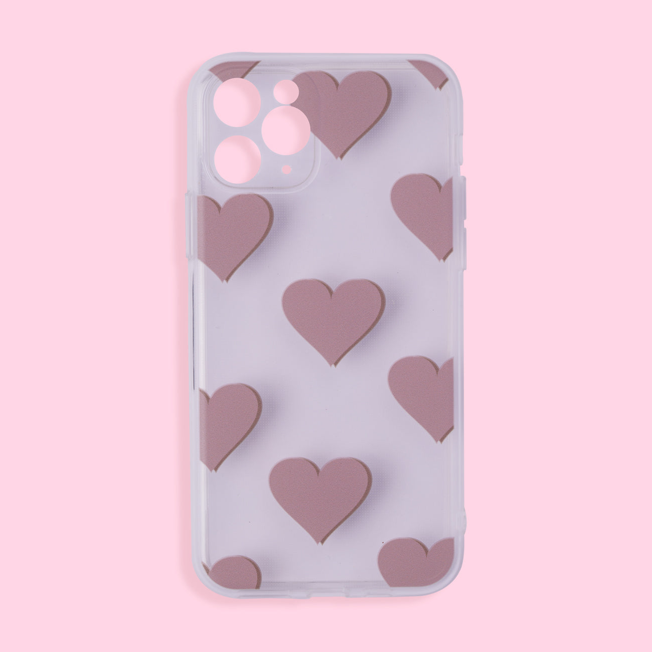 iPhone 12 Pro Case - Heart - Peach