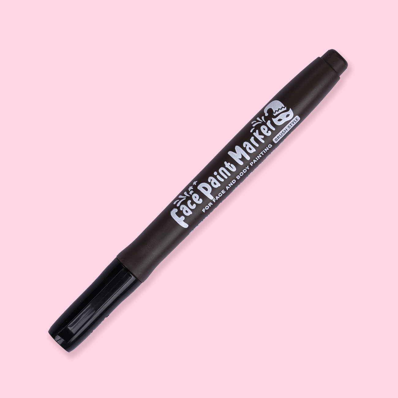 Shachihata Face Paint Brush Marker - Black