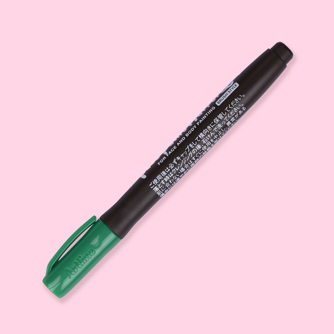 Shachihata Face Paint Brush Marker - Pastel Green