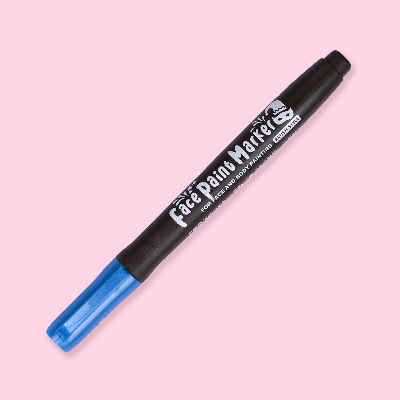 Shachihata Face Paint Brush Marker - Metallic Blue