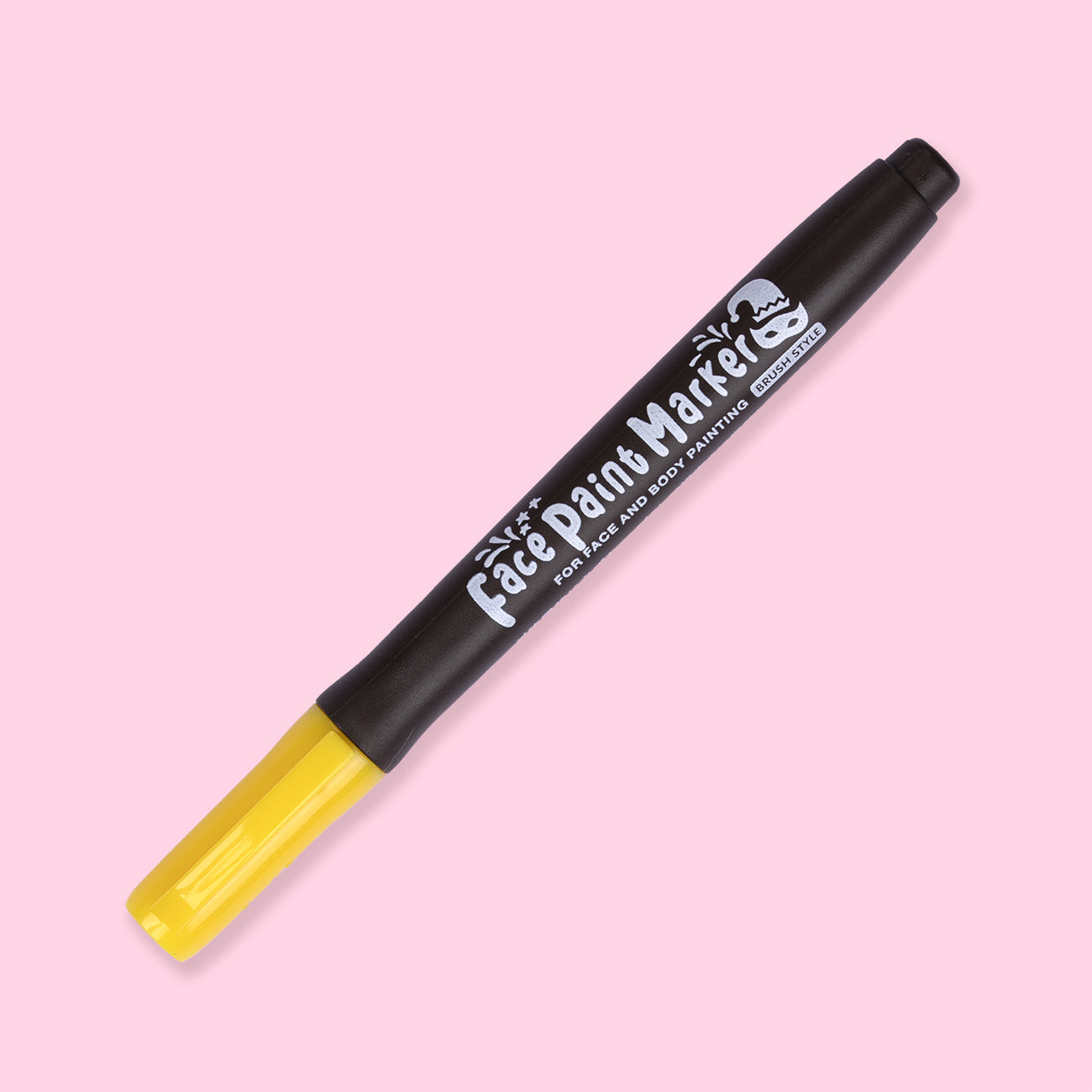 Shachihata Face Paint Brush Marker - Yellow