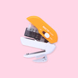 Versatile 3 in 1 Stapleless Stapler - Orange - Stationery Pal