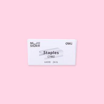 Pink Stapler + Staples - Stationery Pal