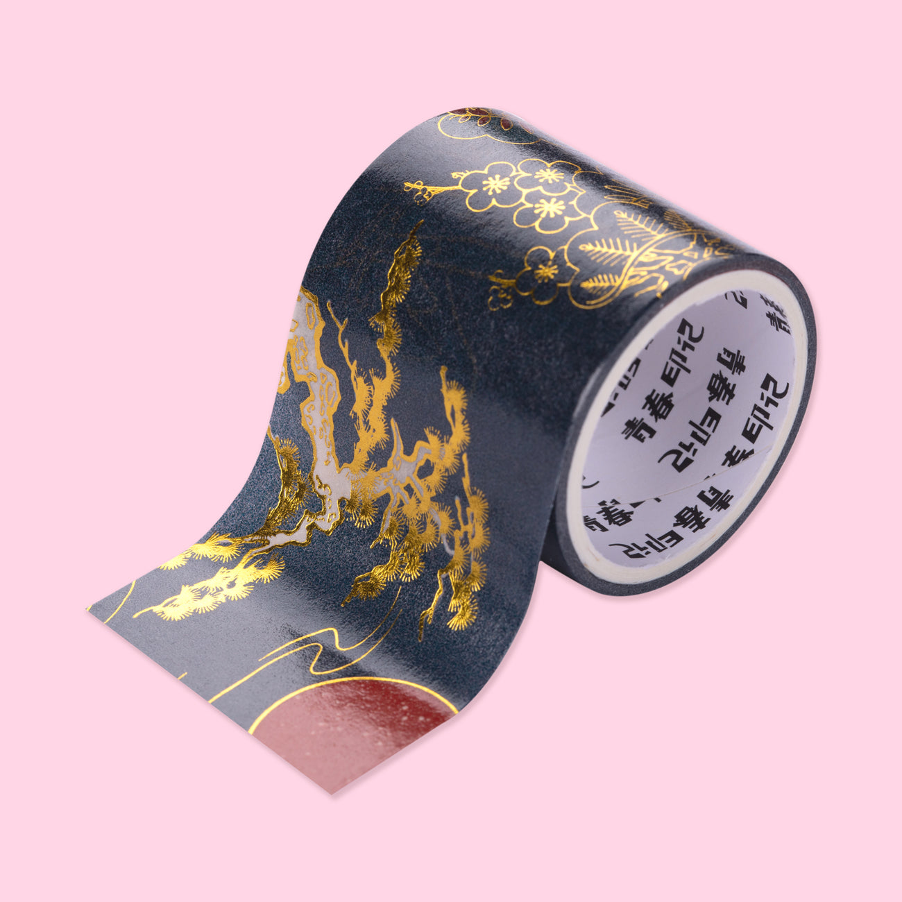 Gold Foil Japanese Retro Washi Tape - Set of 6 - Spring Mountain