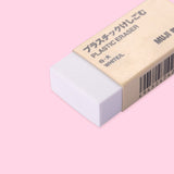 Muji Eraser - Large - White - Stationery Pal