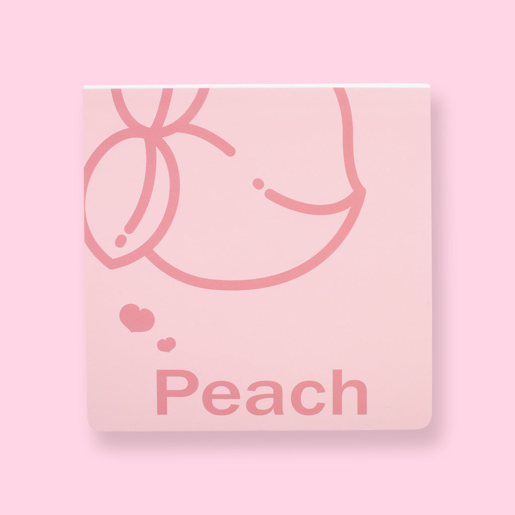 Minimalist Fruit Notebook - Peach