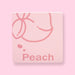 Minimalist Fruit Notebook - Peach