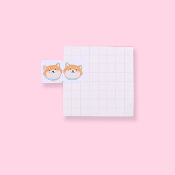 Shiba Inu Connecting Stickers - Stationery Pal