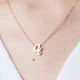 Initial Pendant Necklace - Q