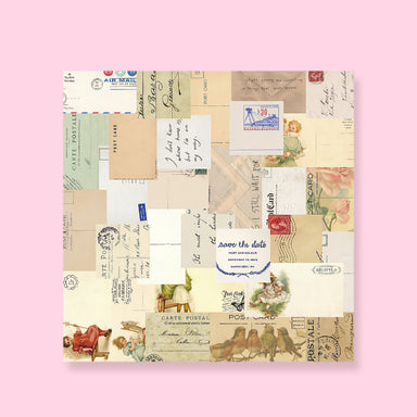 Rosy Posy Scrapbooking Paper Pad - Pink — Stationery Pal