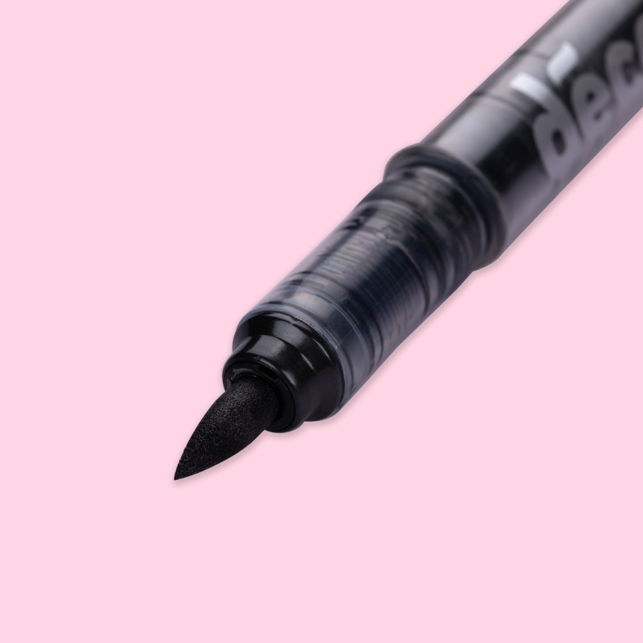 Karin Deco Brush Metallic Brush Pen- Metallic Black