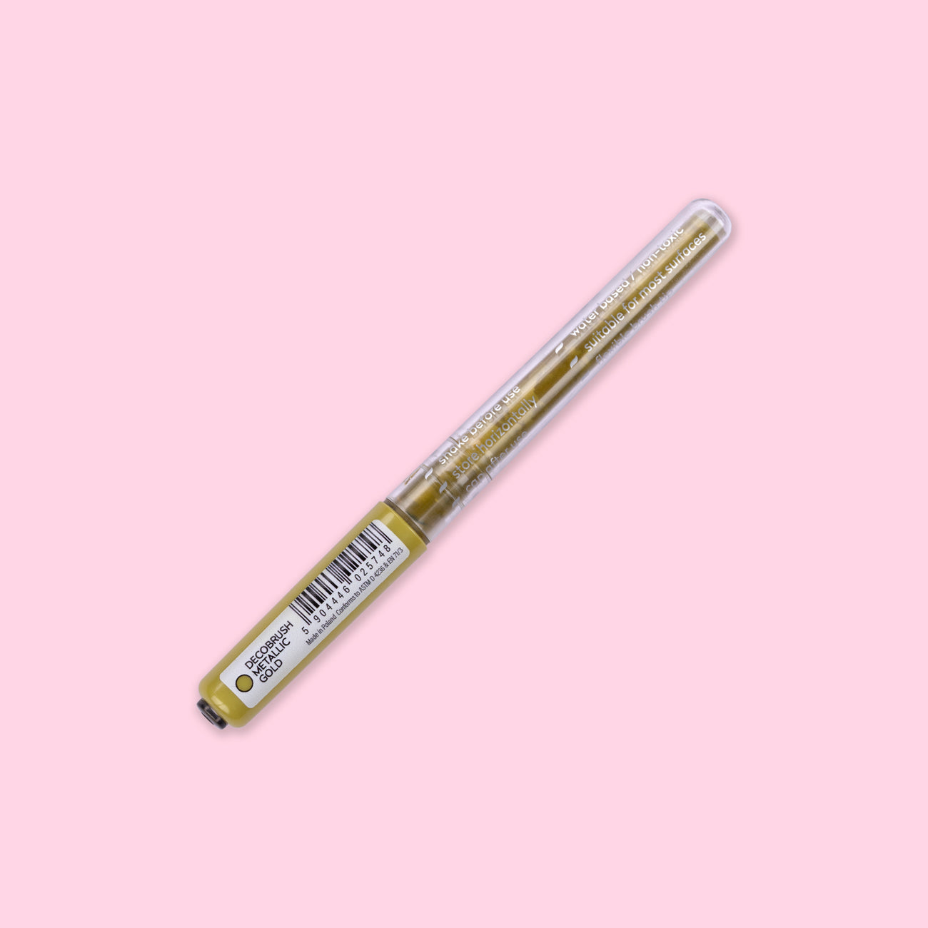 Karin Deco Brush Metallic Brush Pen- Metallic Gold