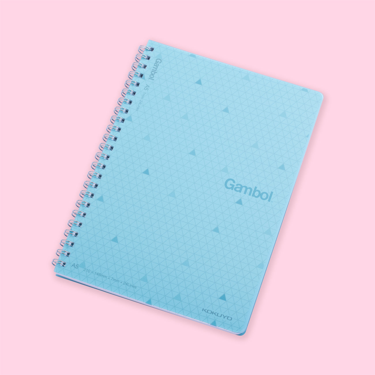 Kokuyo Gambol Color Ring Notebook - A5 - 7 mm Ruled - Green - Stationery Pal