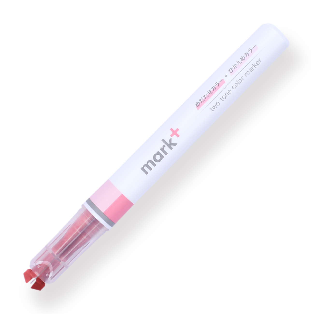 Kokuyo Mark+ Dual Tone Highlighter - Pink