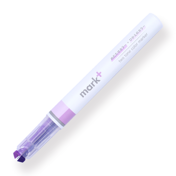 Kokuyo Mark+ Dual Tone Highlighter - Purple - Stationery Pal