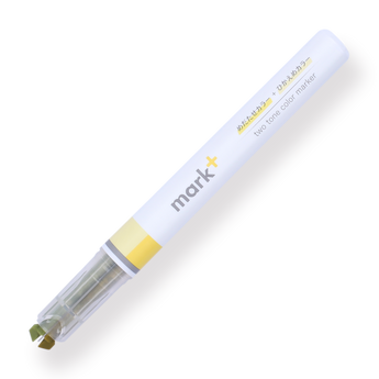 Kokuyo Mark+ Dual Tone Highlighter - Yellow