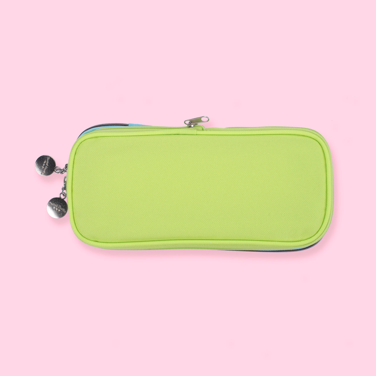 Pastel Zippered Large Pencil Case - Green — Stationery Pal