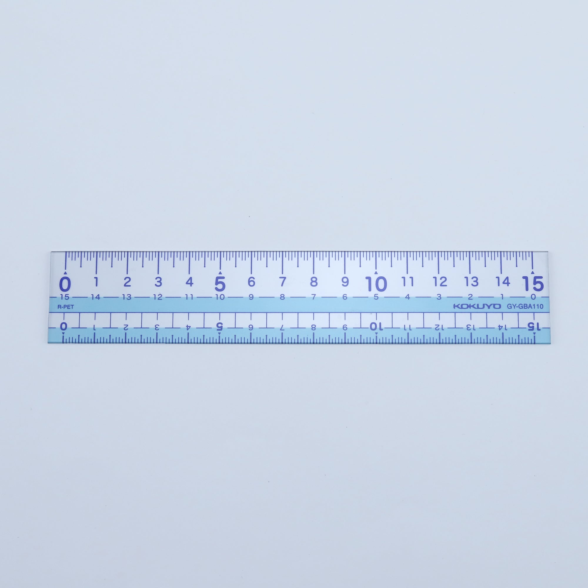 Kokuyo Ruler - 15 cm - Blue