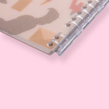 Kokuyo x Bungu Neko Loose Leaf Notebook - B6 - 4 mm Grid - Brown - Stationery Pal