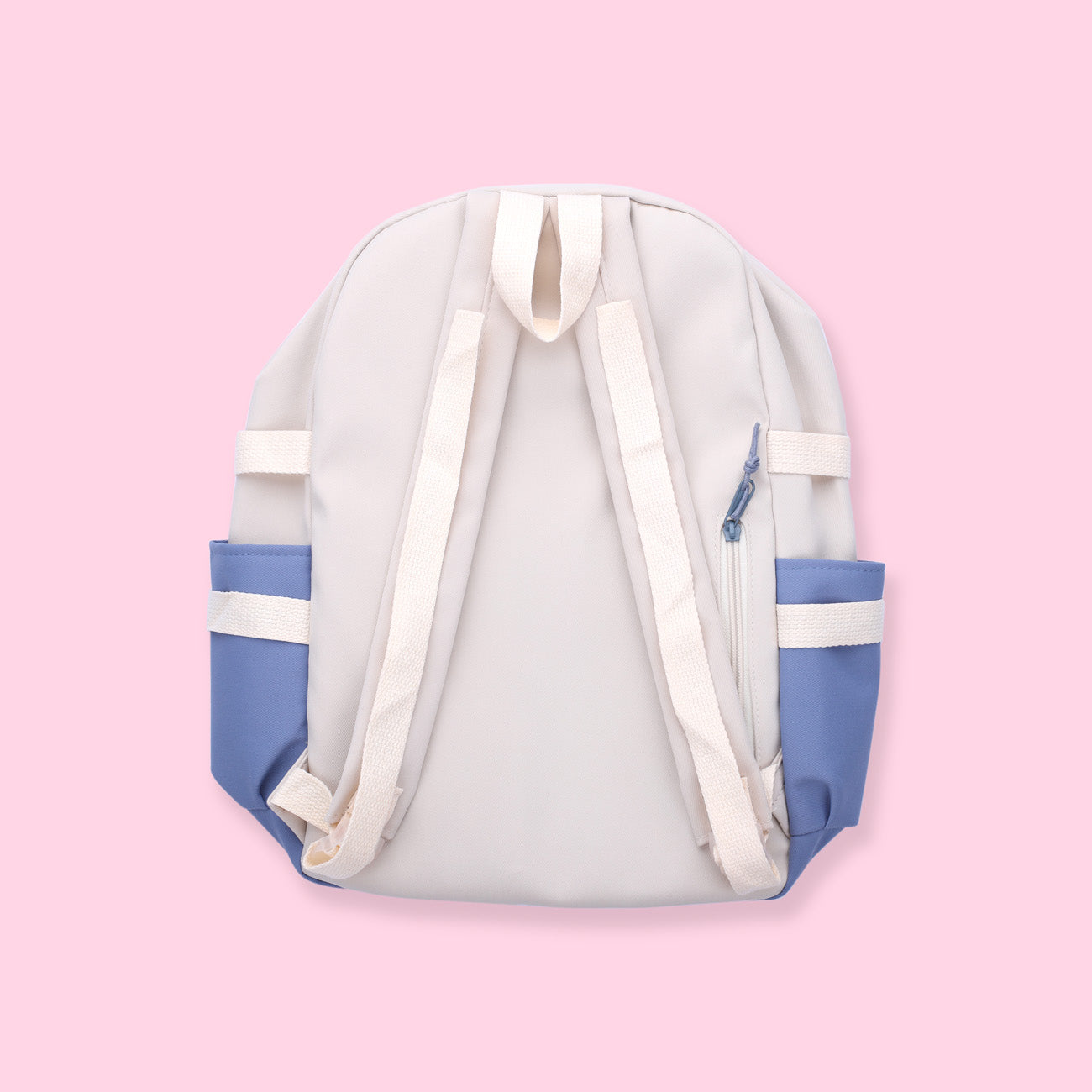 Korean Backpack - Blue + White