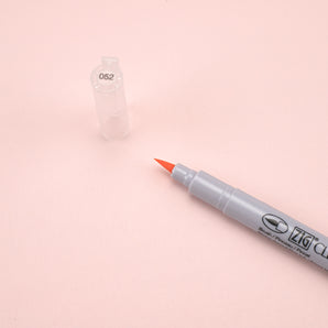 Kuretake ZIG Clean Color FB Felt Tip Brush Pen - Bright Yellow - 052 - Stationery Pal