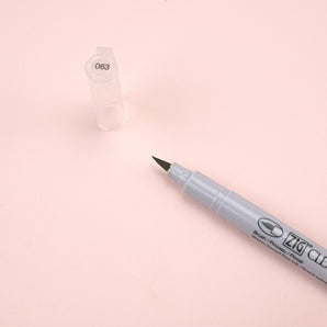 Kuretake ZIG Clean Color FB Felt Tip Brush Pen - Ochre - 063 - Stationery Pal