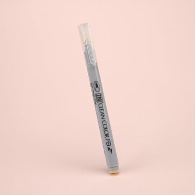 Kuretake ZIG Clean Color FB Felt Tip Brush Pen - Pale Yellow - 055