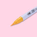 Kuretake ZIG Clean Color Real Brush Pen - Yellow - 050