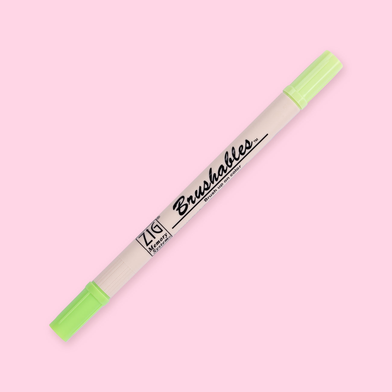 Kuretake Zig Brushables Brush Pen - 4 Colors Green Set